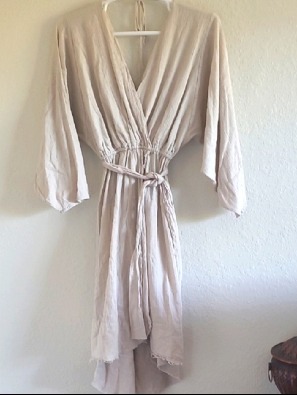 Le Swim Conchas Midi Dress Cover Up Halter Wrap.  Scandi Girl Resort Wear